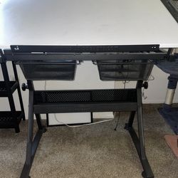 Desk/Drafting Easel (adjustable) w/ stool