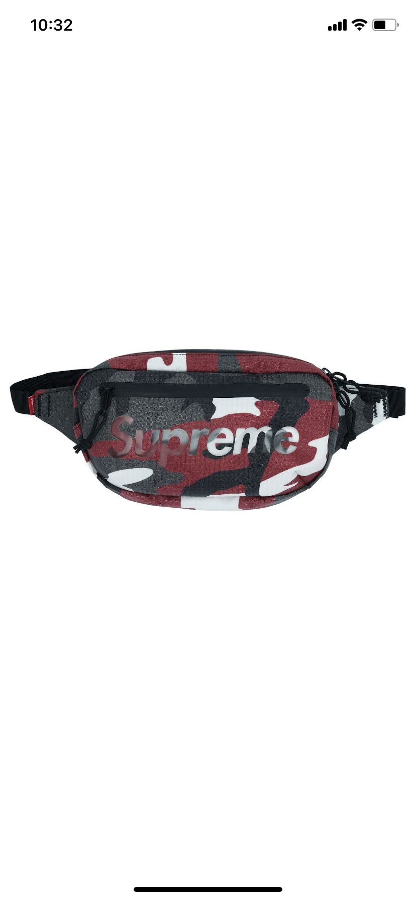 Supreme Waist Bag Red Camo