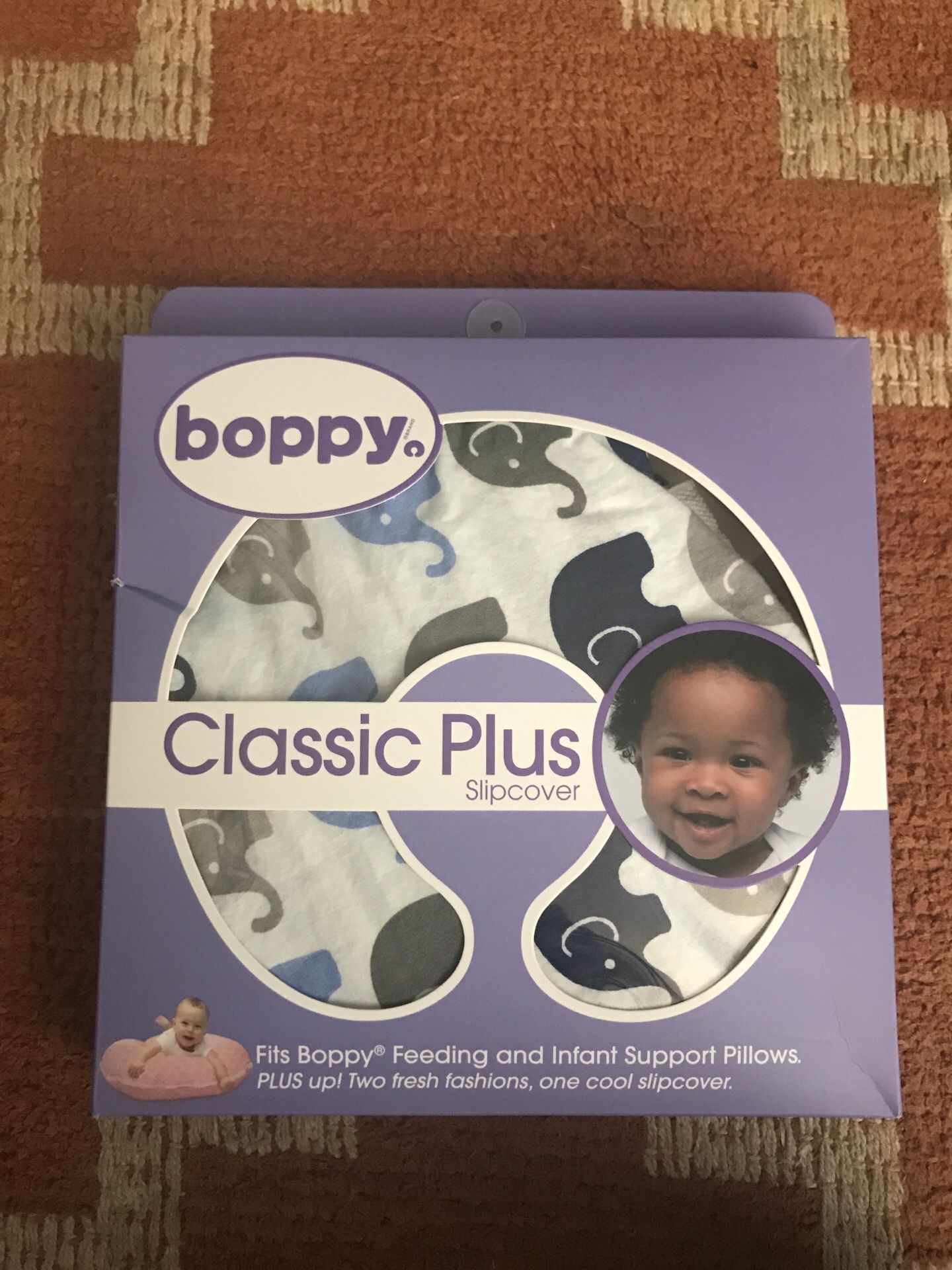 Boppy elephant cover