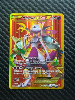 Pokemon Mewtwo EX Secret FULL ART Breakthrough