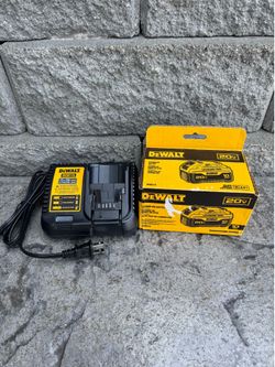 DEWALT 20V MAX Lithium-Ion 10.0Ah Battery $269 plus tax at Home Depot never been used plus charger include