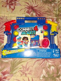 HASBRO GAMING CONNECT 4 BLAST NERF...NEW AND SEALED...ADULT OWNED AND KEPT IN A SMOKE FREE HOME...$25 OBO...
