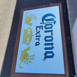 HUGE CORONA EXTRA MIRROR 