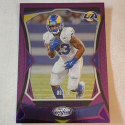 2024 Kyren Williams Panini Certified Football Mirror Purple 08/10 