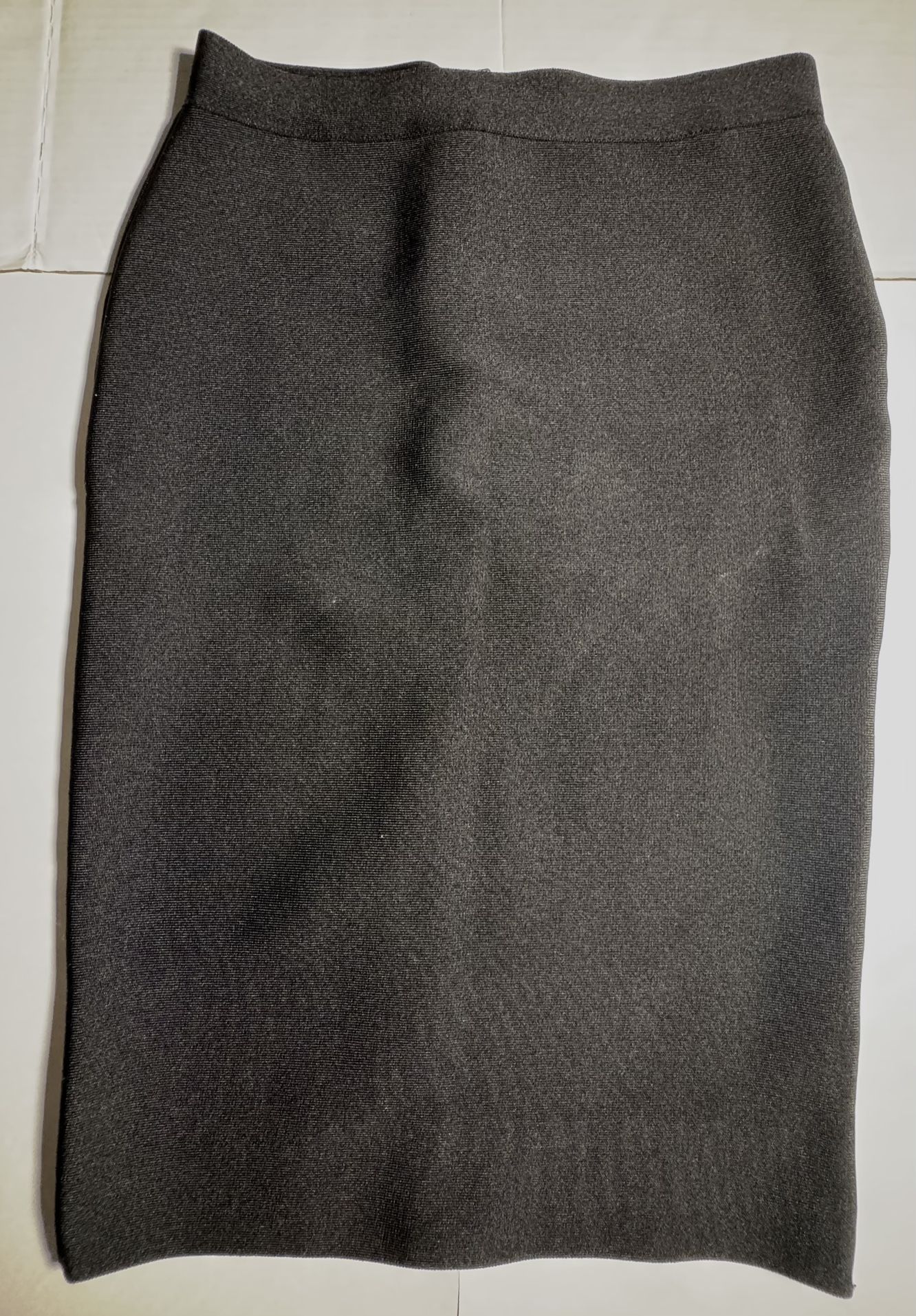 Pre Owned Good Fashion Nova Midi Pencil Skirt Zip Black Women Size Small