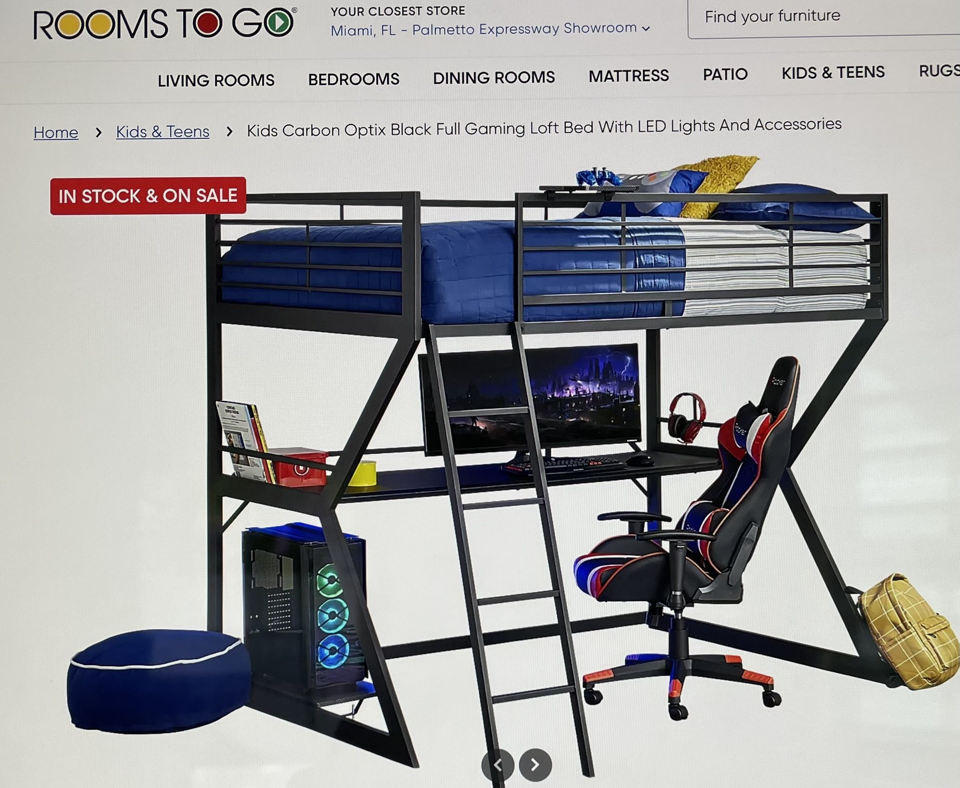 Bedroom Set Loft Bed With Desk