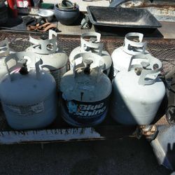 Used, Good Condition Empty Propane tanks for sale.