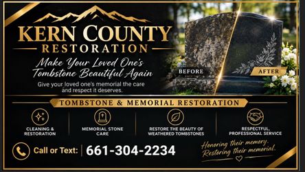 Headstone restore