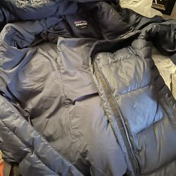Puffer Long Length Patagonia Jacket With Hood Women XL