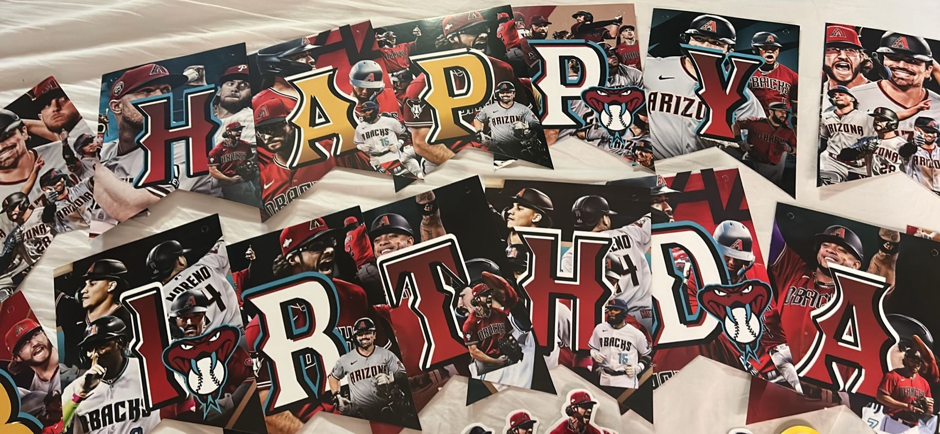Arizona D Backs Happy birthday bundle new in package