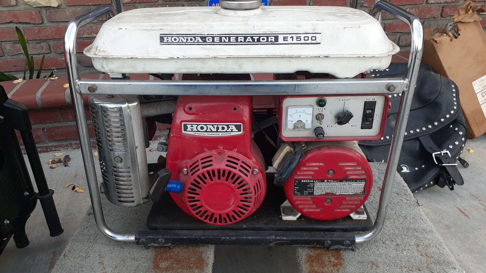 Honda generator e 1500