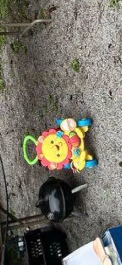 Toddler walker along