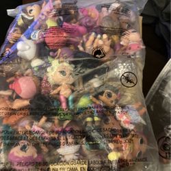 Big Bag Of Mini LOL Dolls With Pets And Accessories 