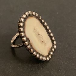 Sterling Silver Bone Ring