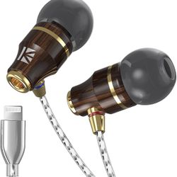 Wooden Headphone Earbud For Apple Products Brand New 