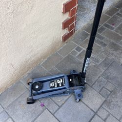 PITTSBURGH 3 Ton Floor Jack with RAPID PUMP, Slate Gray