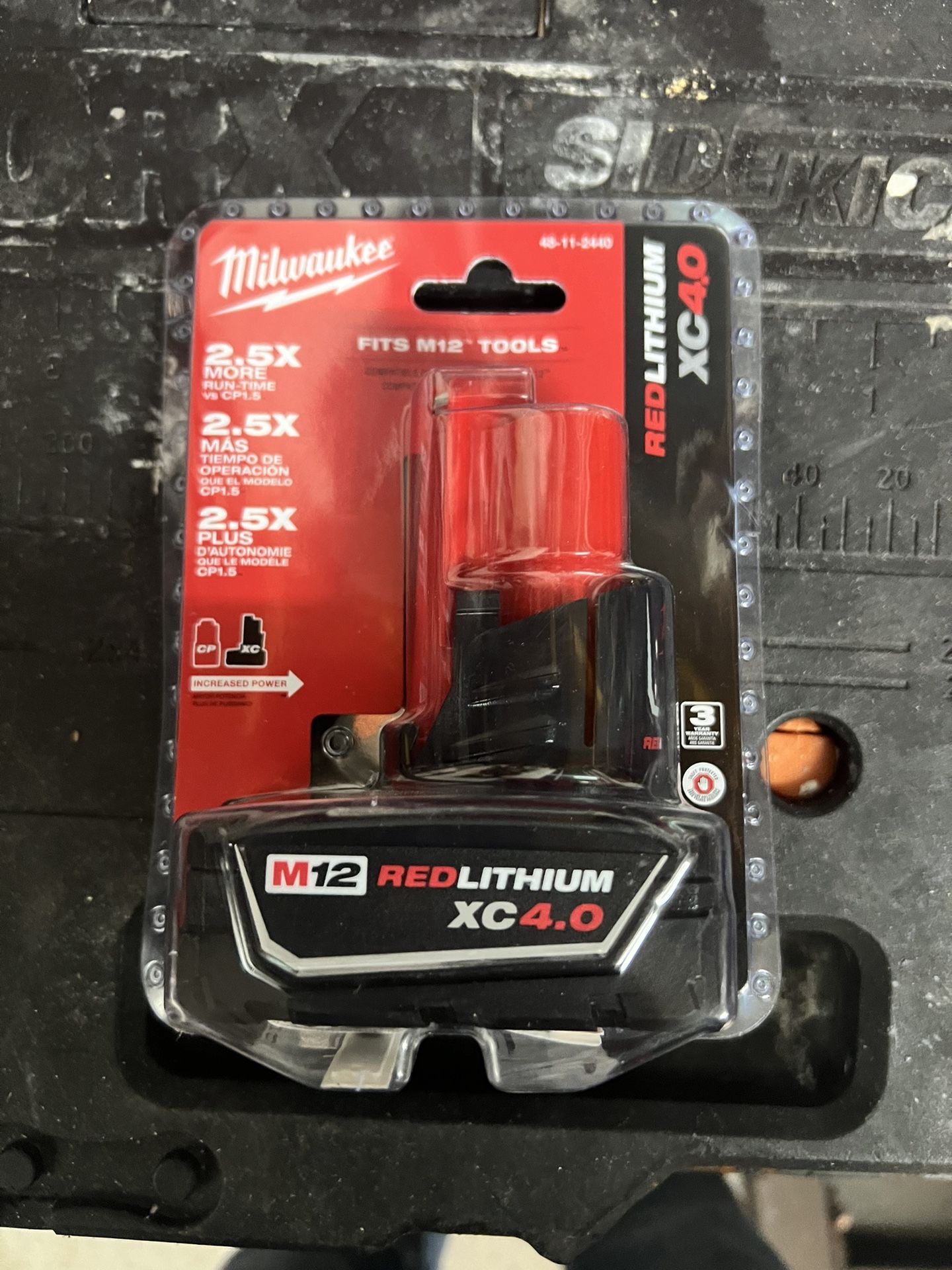 Milwaukee M12 4.0ah Battery