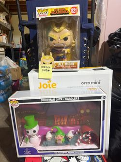 Funko Pop My Hero Academia All Might #821 PLUS Nightmare before Christmas set