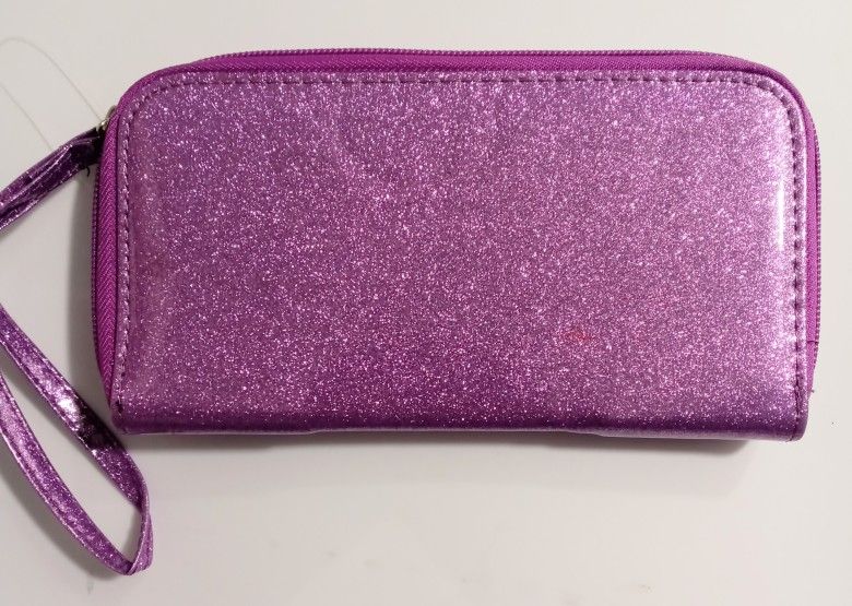 Purple Wristlet Wallet