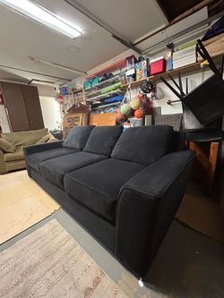 Large Deep Navy 3-Seat Sofa | Super Comfortable | Delivery Available