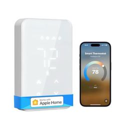 meross Smart Thermostat for Electric Baseboard and in-Wall Heaters Work with Apple Home, Alexa, Google Home and SmartThings, with Voice & Remote Contr