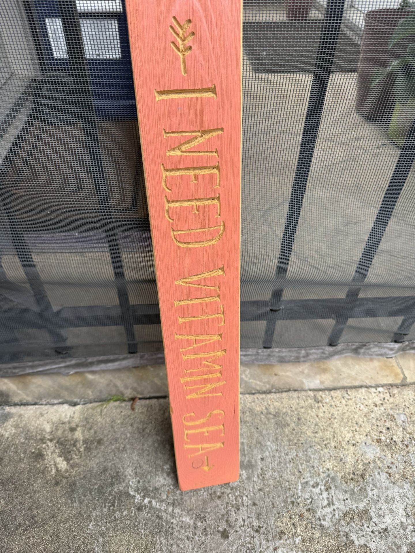 Wooden Sign