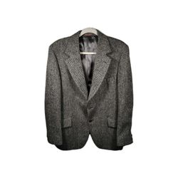 Vintage Harris Tweed Blazer Wool Hand Woven  Liberty London [COPY]