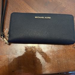 MK Wallet Autentic Navy