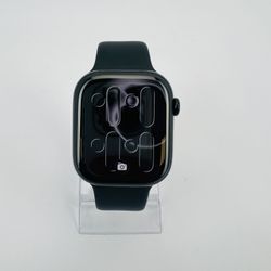 Unlocked Apple Watch Series 11 46MM Jet Black Aluminum Black Sport Band
