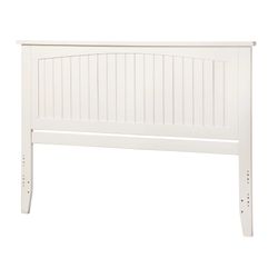 White Wooden Headboard (headboard ONLY)