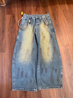 Supermade baggy barrel jeans