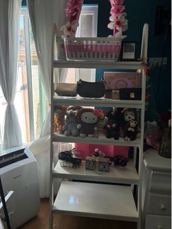 white shelf