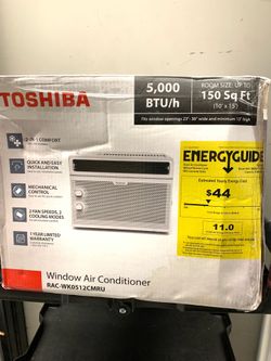 Window air conditioner $75