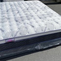Ck Oasis Thermal Comfort Europillow Top 12inch Mattress!!