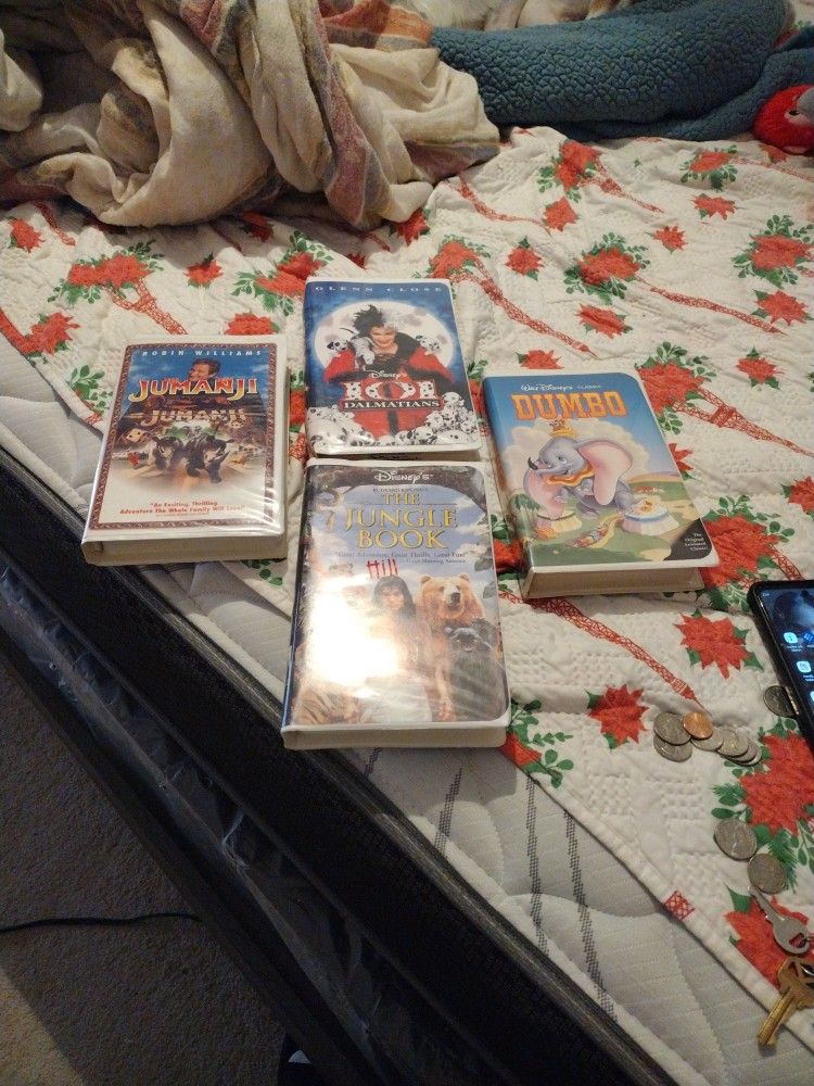 Jumanji101 DalmatiansDumboThe Jungle Book Vhs Classics