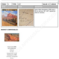 Mark Hemleben Oil On Canvas