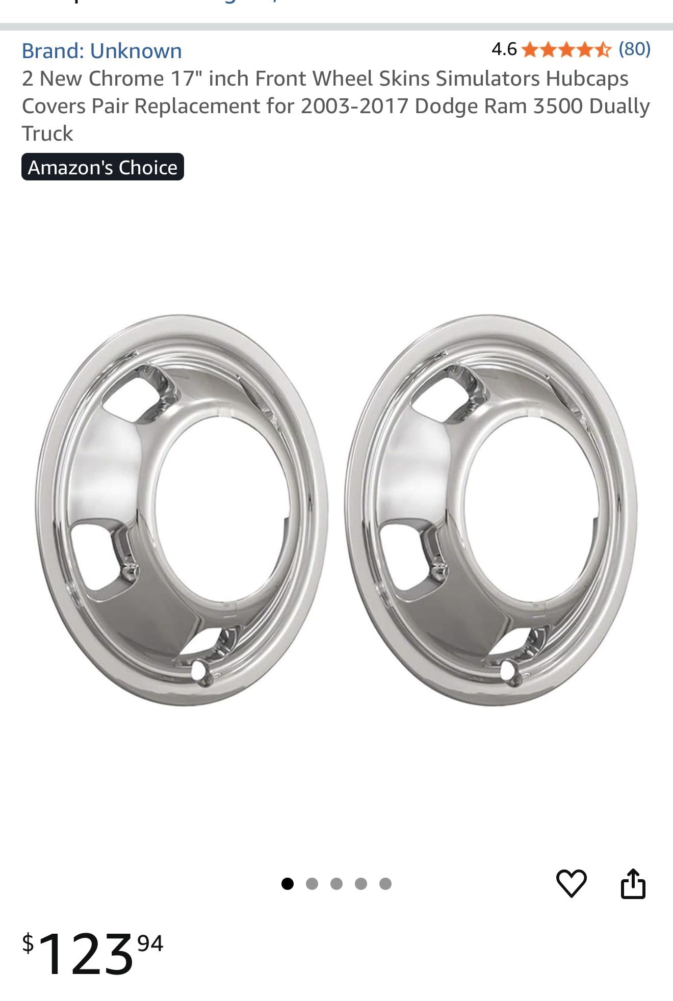 Open box Never Used $80 For 2 Front Wheel. (Fort Lauderdale )