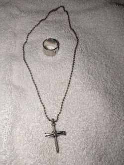 Stainless steel / Jesus piece/ ring