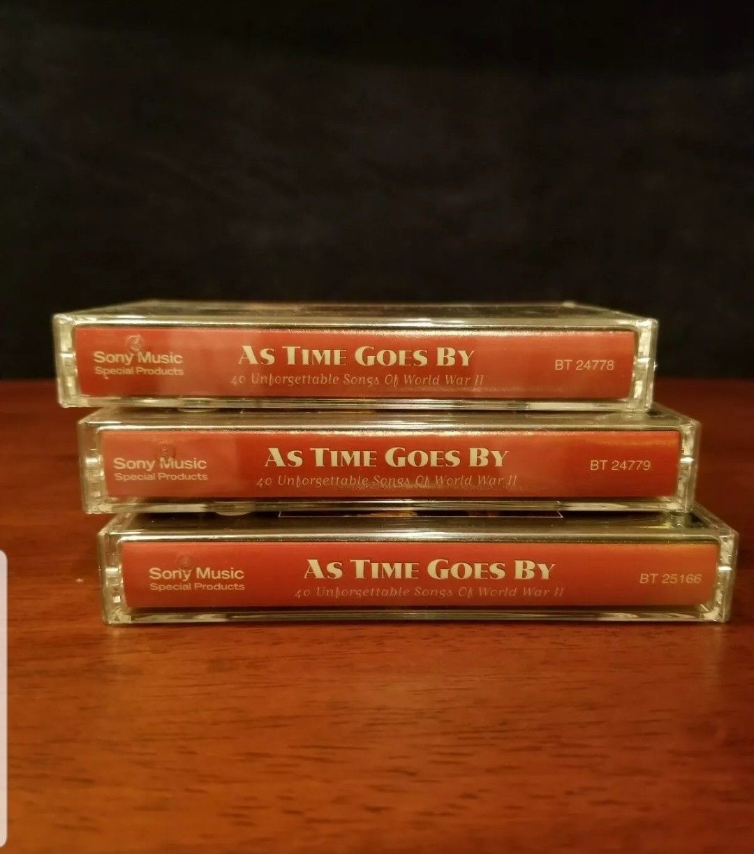 As Time Goes By 3 Cassette Tapes Unforgettable Songs Of World War II