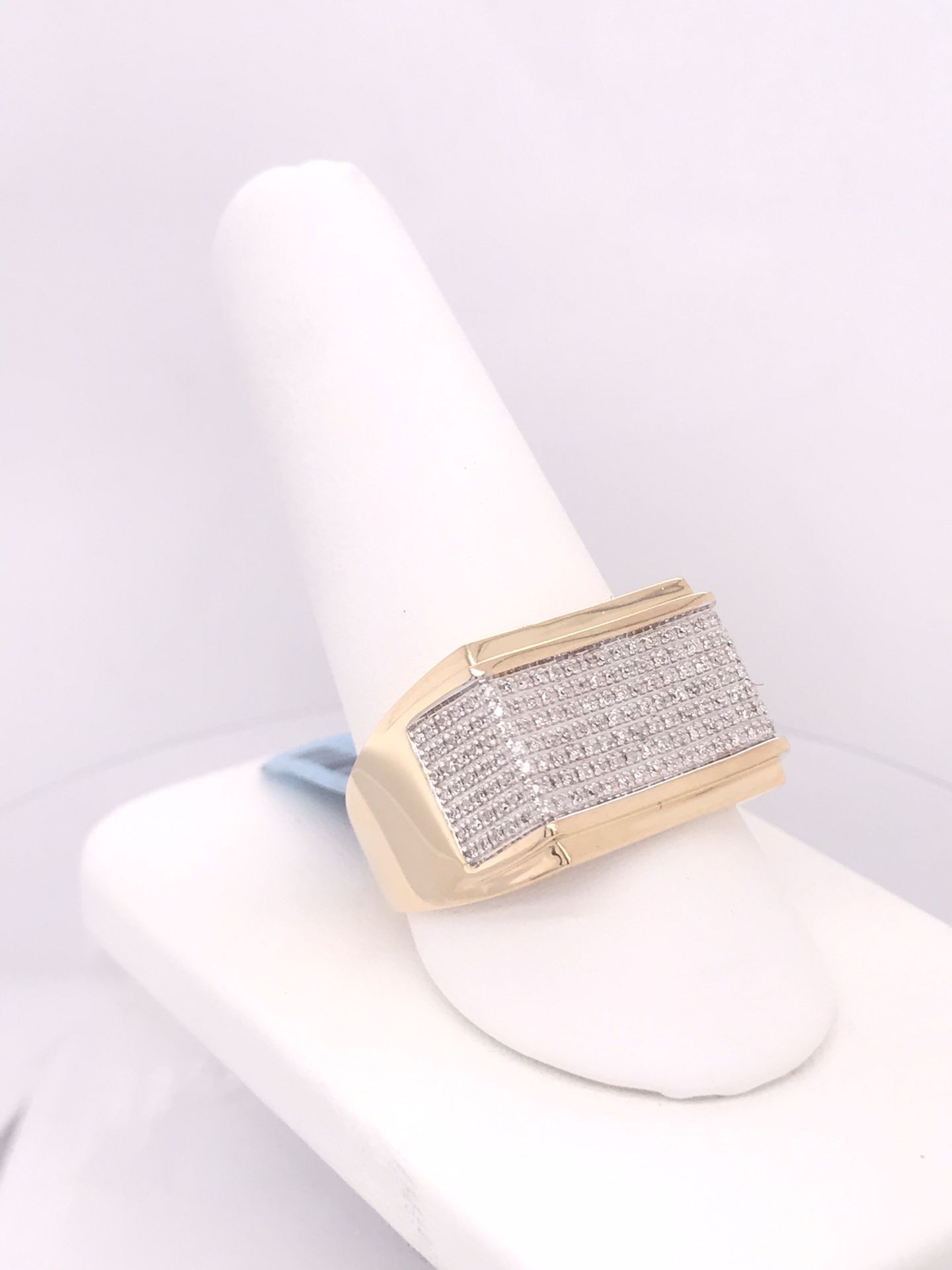 Diamond Gold Ring 10K New