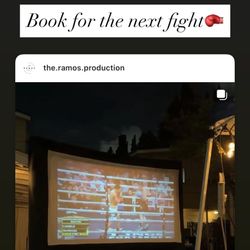 Inflatable Projector Movie