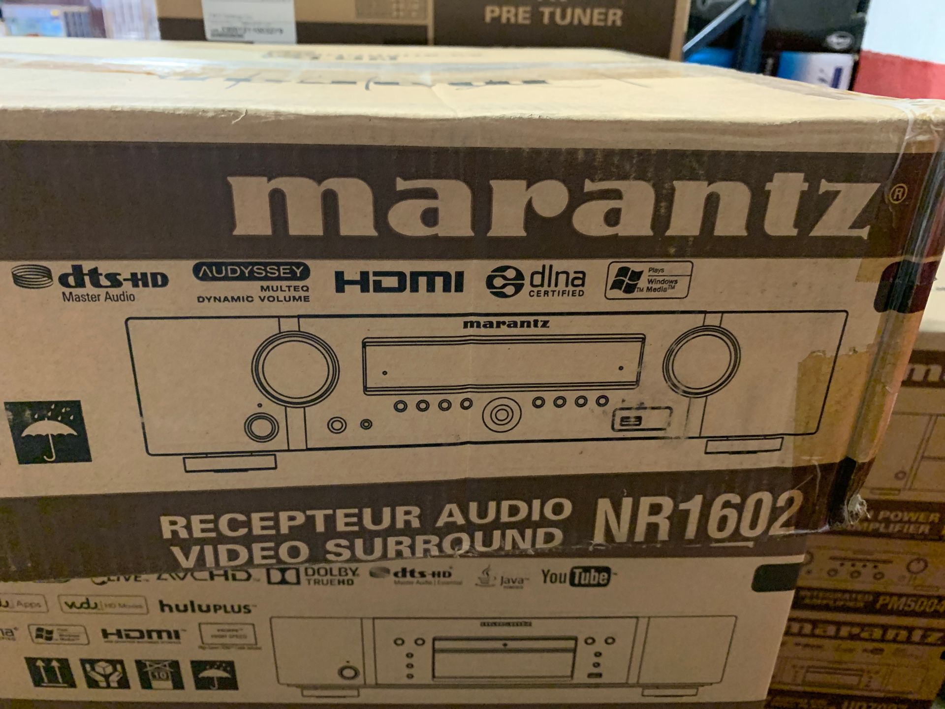 MARANTZ. AV SURROUND RECEIVER NE1602 open box like new