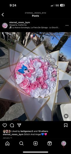 Eternal Roses Bouquet For Mother’s Day, Etc.