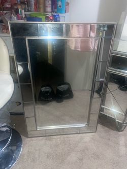 Large Mirrored Frame Wall Mirror