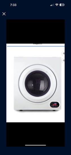 Simzlife 2.6 Cu. ft Compact Laundry Dryer Clothes Dryers with Four Drying Models, 23.6 in W, 27 in H