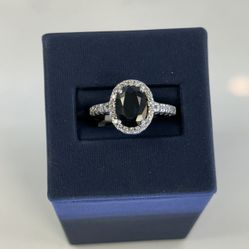 14K White Gold Ring