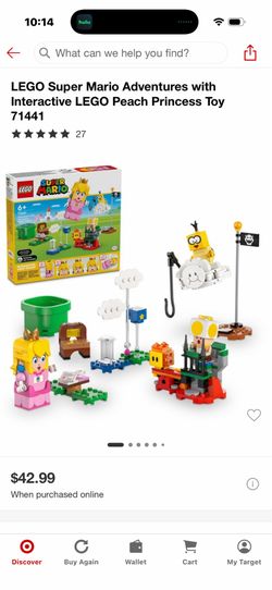 Lego set peach