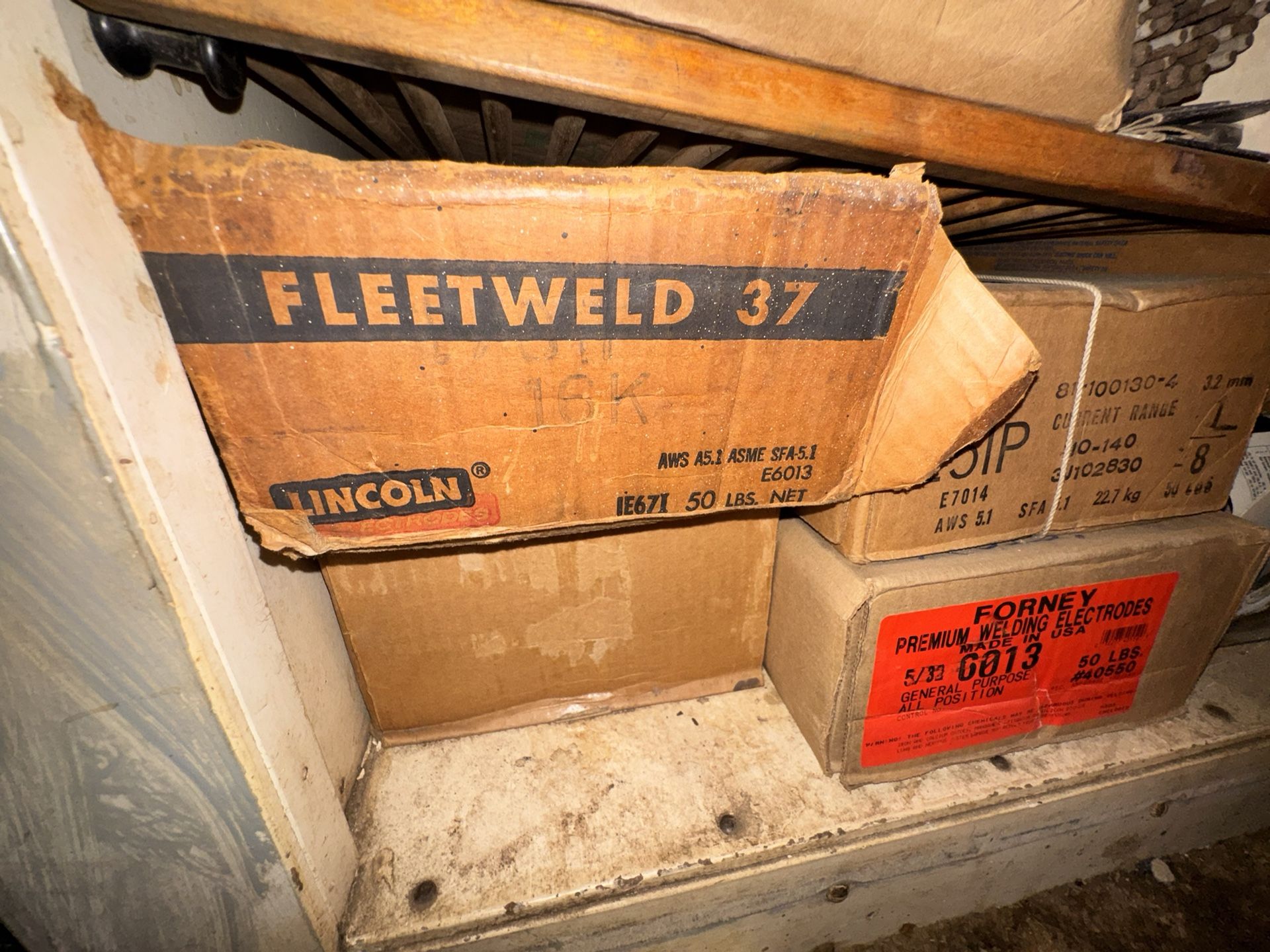 4 50lb Each Cases Of Welding Rods $50 Each