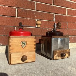 Vintage European Peugeot Freres Coffee Grinder