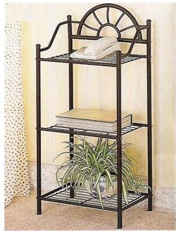 Accent Stands Sunburst Three Shelf Telephone Stand